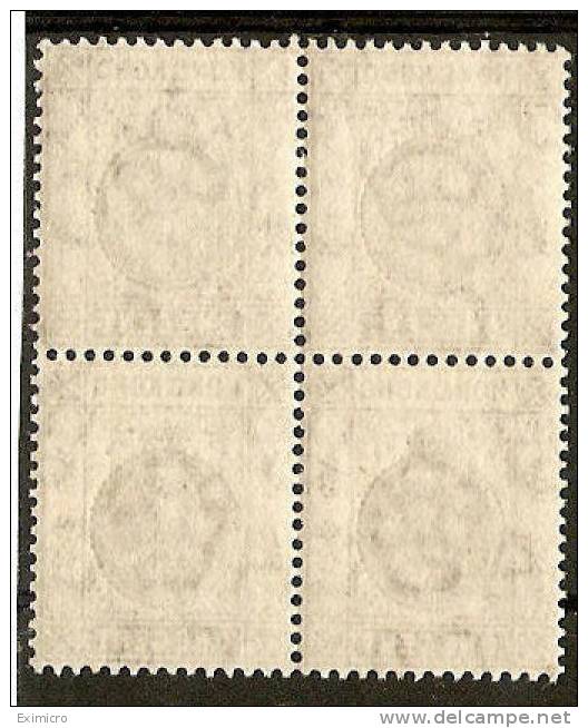 HONG KONG 1910 1c SG 91 UNMOUNTED MINT BLOCK OF 4 Cat £34 - Unused Stamps