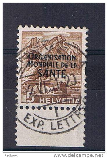 RB 833 - Switzerland World Health Organisation Mondiale De La Sante 1948 - 5c Landscapes Fine Used Stamp SG LH1 - Franchigia