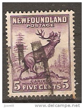 Newfoundland 1932-38  5c   (o) Die I - 1908-1947