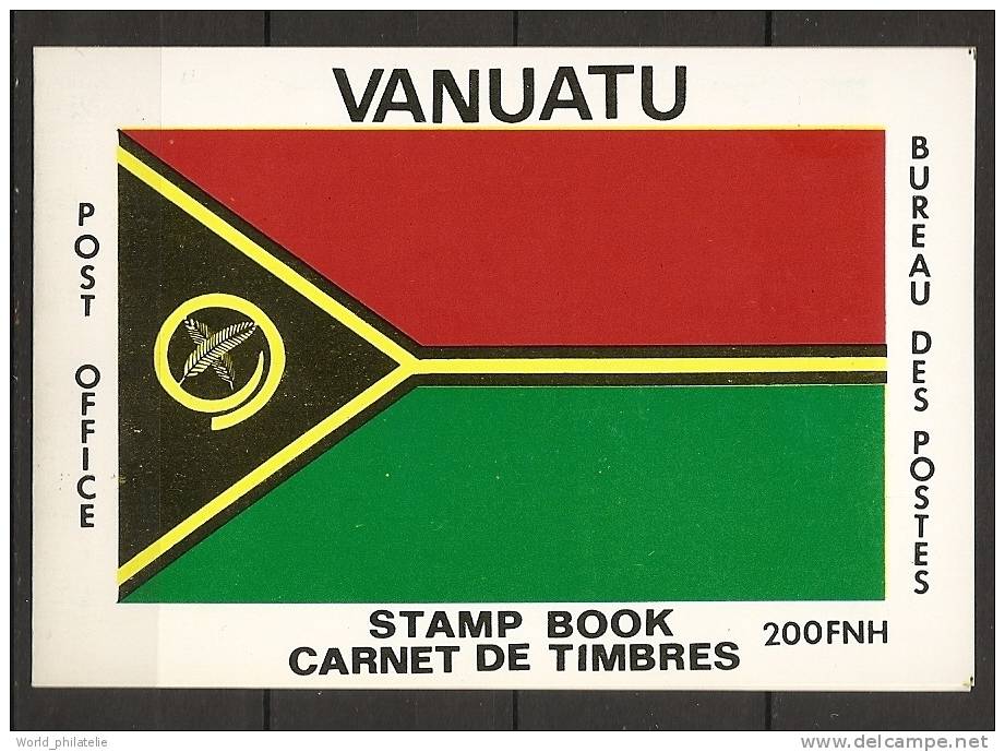 Vanuatu 1983 N° Carnet Des 583 à 586 * 4 ** Courants, Iles Du Vanuatu, Légende Francaise, Vache, Arbre, Cone De Pin - Vanuatu (1980-...)