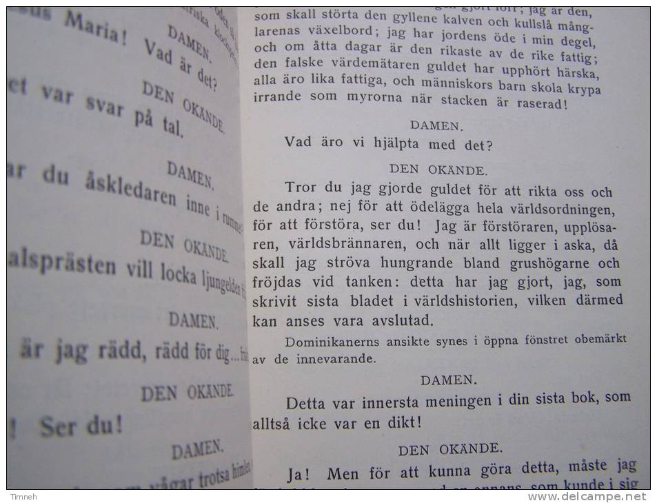 SAMLADE SKRIFTER Av AUGUST STRINDBERG Tjugonionde Delen TILL DAMASKUS  - STOCKHOLM 1921 Albert BONNIERS FÖRLAG - - Lingue Scandinave