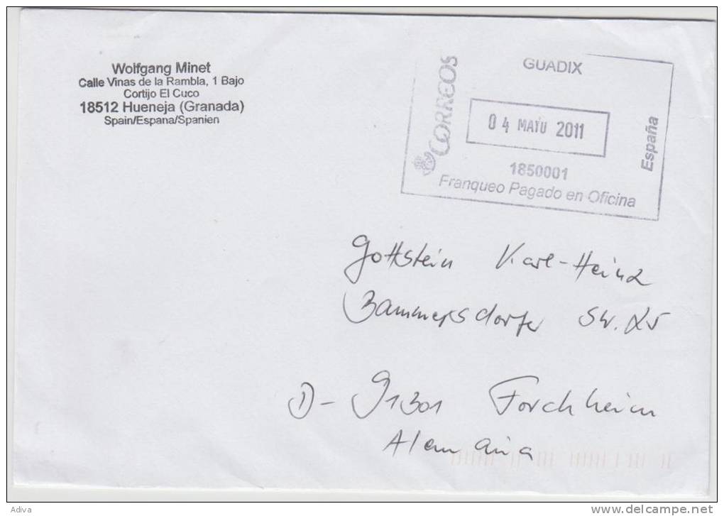 Cover 04.08.11 Postage Paid  Office - Lettres & Documents