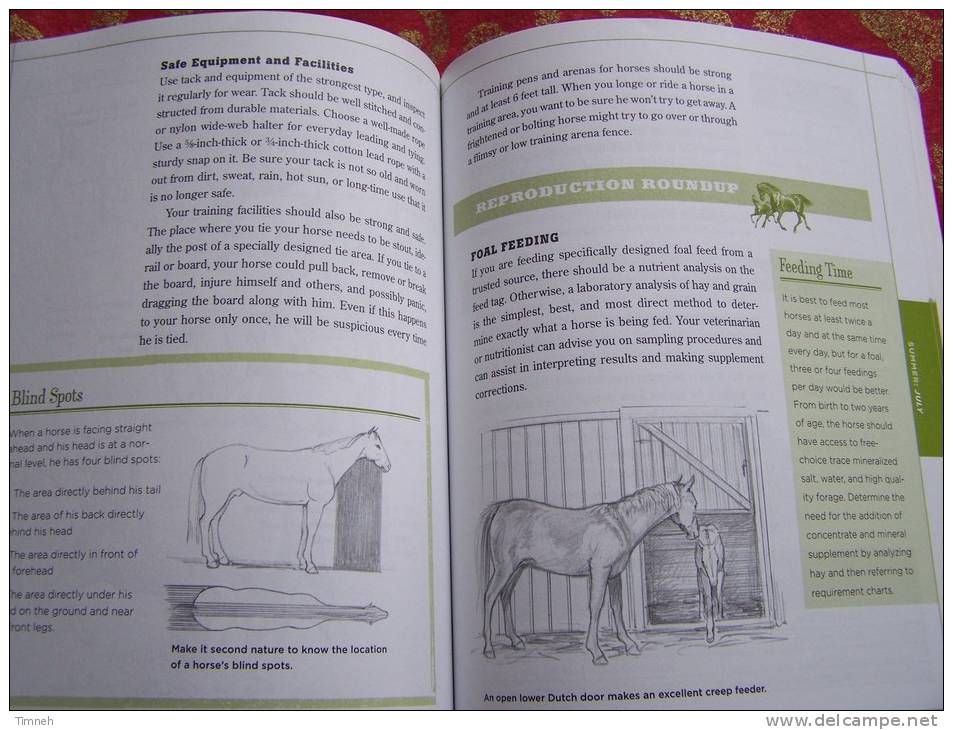 HORSEKEEPING ALMANACH Cherry Hills The Essential Month By Month GUIDE Horses Care 2007 - Almanaques