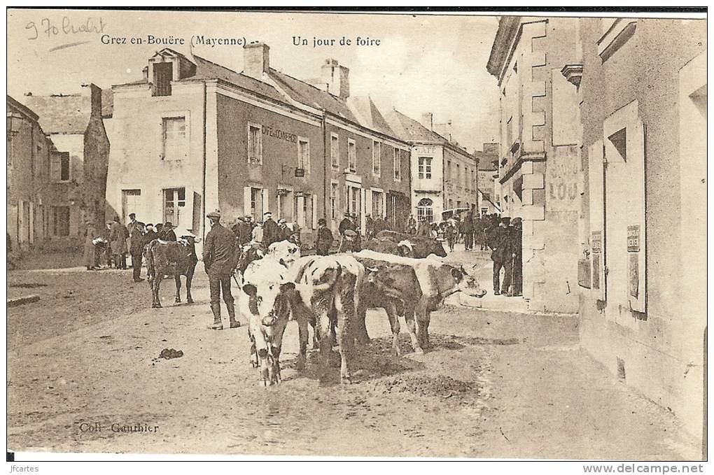 53 - GREZ-EN-BOUERE - Un Jour De Foire - Crez En Bouere