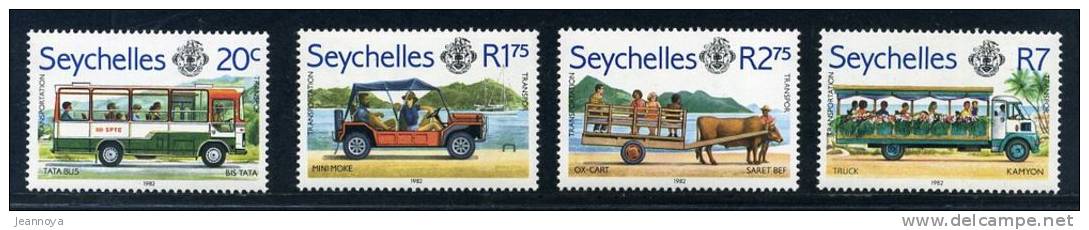 SEYCHELLES - TRANSPORTS - N°514 À 517 - ** - TB - Seychellen (1976-...)