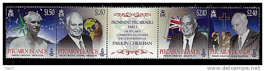 PITCAIRN 2011 - Personalités De Pitcairn - 4v Neuf*** (MNH) - Pitcairn Islands