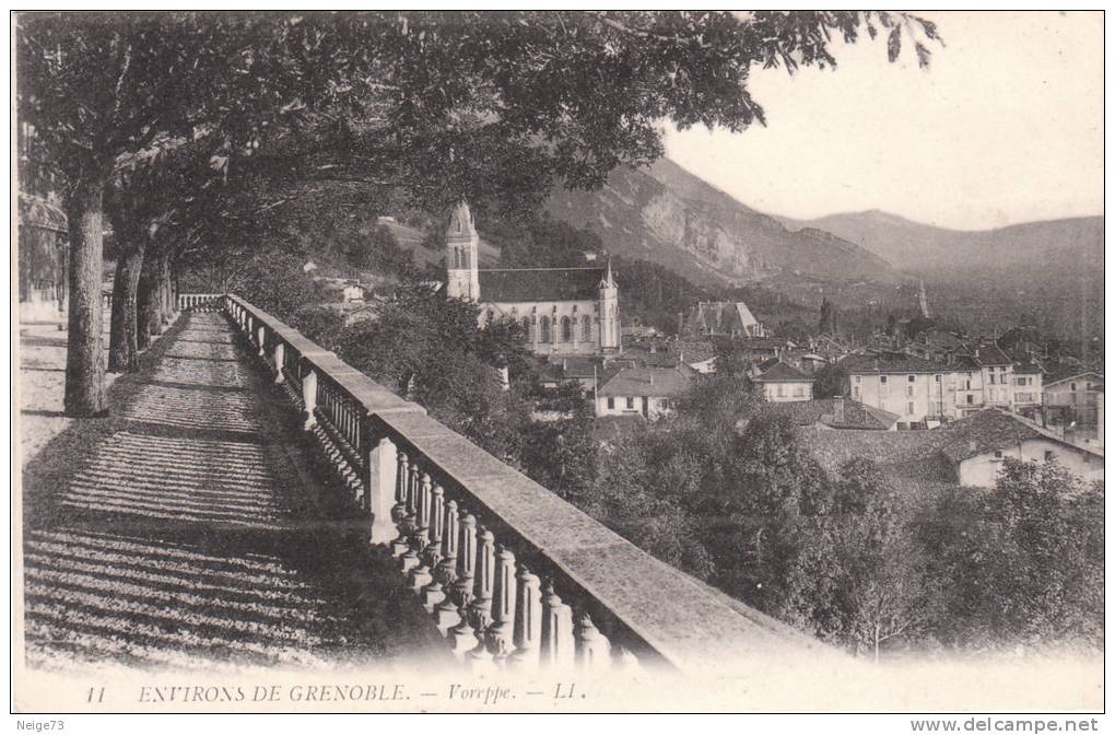 Carte Postale Ancienne De L´Isère - Environs De Grenoble - Voreppe - Voreppe