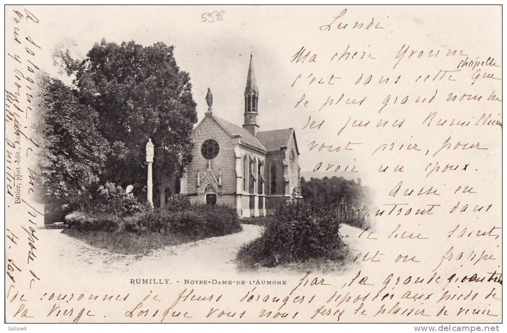 5978# RUMILLY NOTRE DAME DE L' AUMONE 1903 HAUTE SAVOIE - Rumilly