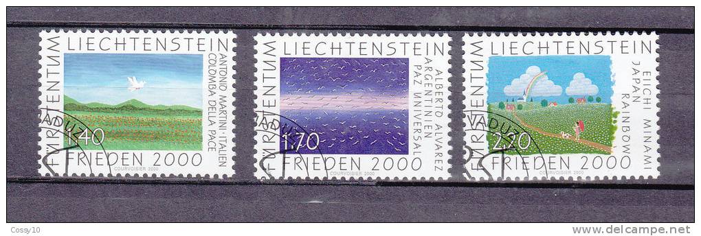 LIECHTENSTEIN  2000    N°1181 à 1183       OBLITERES - Oblitérés