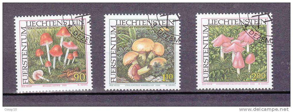 LIECHTENSTEIN  2000    N°1195 à 1197       OBLITERES - Oblitérés