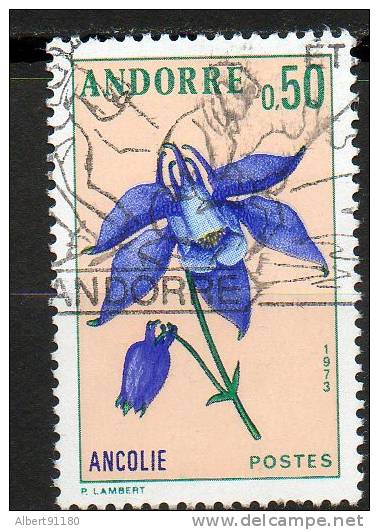 ANDORRE  50c Polychrome 1973 N°230 - Usados