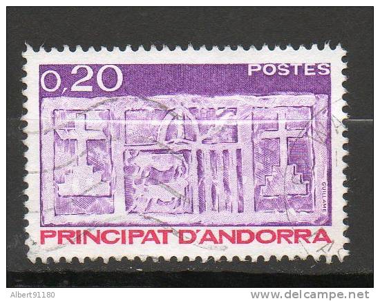 ANDORRE  20c Violet Rose Foncé 1983 N°318 - Used Stamps