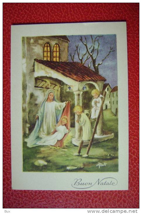 BUON NATALE  JOYEUX NOEL   Joyeux Noël   POSTCARD  UNUSED CONDITION PHOTO ITALY ITALIE - Other & Unclassified