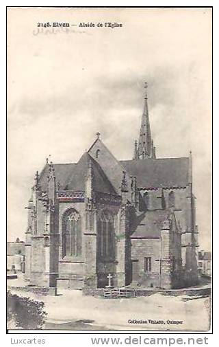 2148. ELVEN  .ABSIDE DE L' EGLISE. - Elven