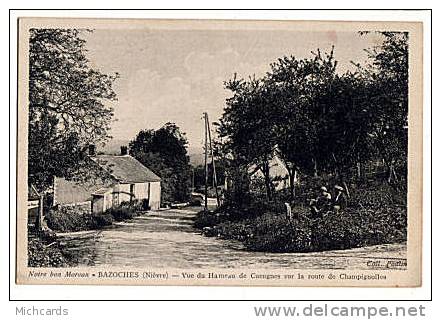 CPA 58 BAZOCHES - Vue Du Hameau De Cueugnes Sur La Route De Champignolles - Bazoches