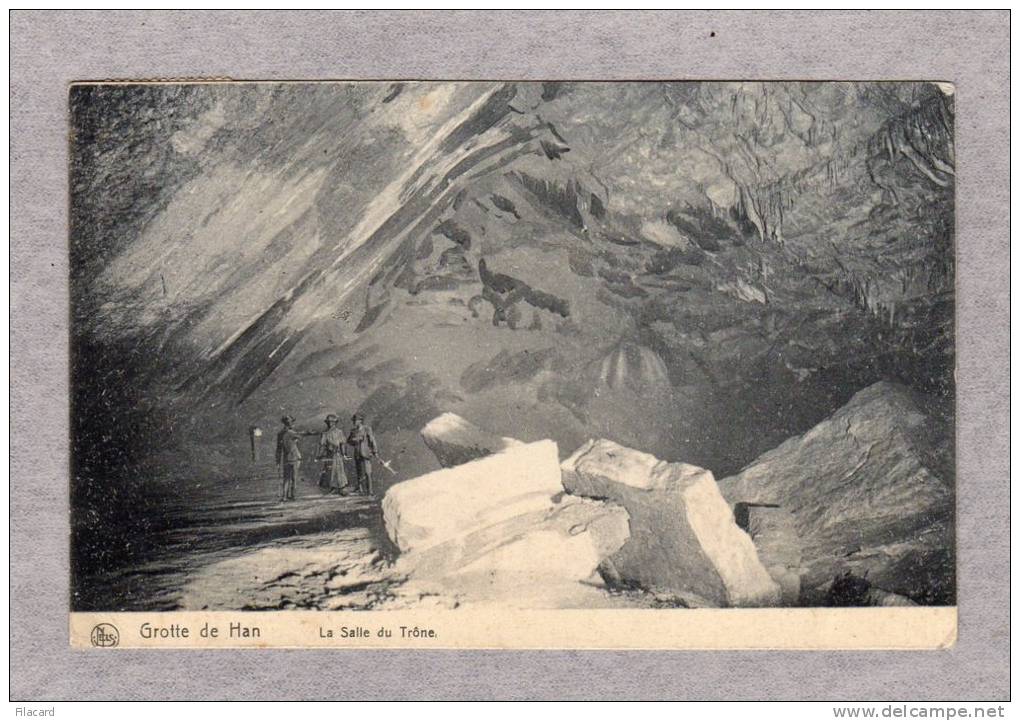 24583    Belgio,  Grottes  De  Han,  La   Salle  Du  Trone,  VG  1908 - Rochefort