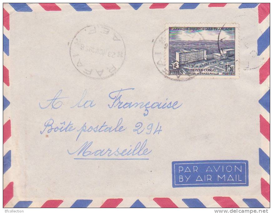 RAFAI ( Petit Bureau ) Transit > Bangui - OUBANGUI - Afrique,colonies Francaises,avion,lettre,m Arcophilie,rare - Brieven En Documenten