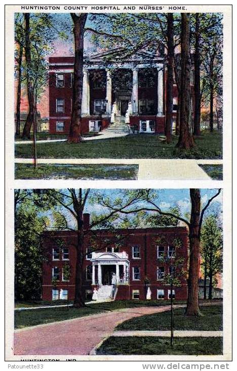 USA INDIANA HUNTINGTON COUNTY HOPITAL NURSES' HOME - Autres & Non Classés