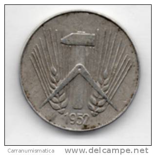 DDR - 10 PFENNIG ( 1952 ) Germania Est / Deutschland - 10 Pfennig