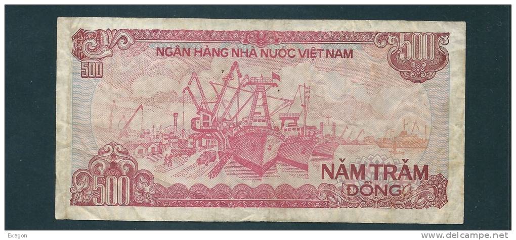 500  DONG  -  VIETNAM  -  BANCONOTA  Del  1988 - Vietnam