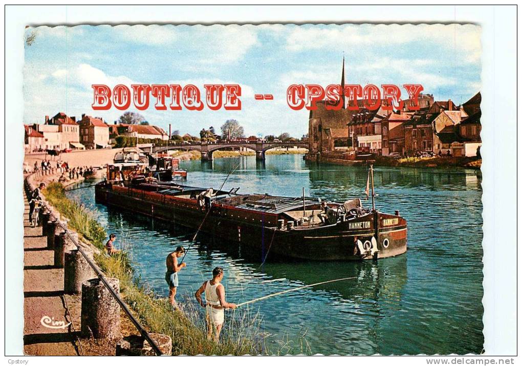 PENICHES & PECHEUR - Peche - Batellerie & Marinier - Péniche " Hanneton " - Dos Scané - Hausboote