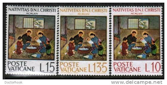 VATICAN   Scott #  397-9*  VF MINT Hinged - Ungebraucht