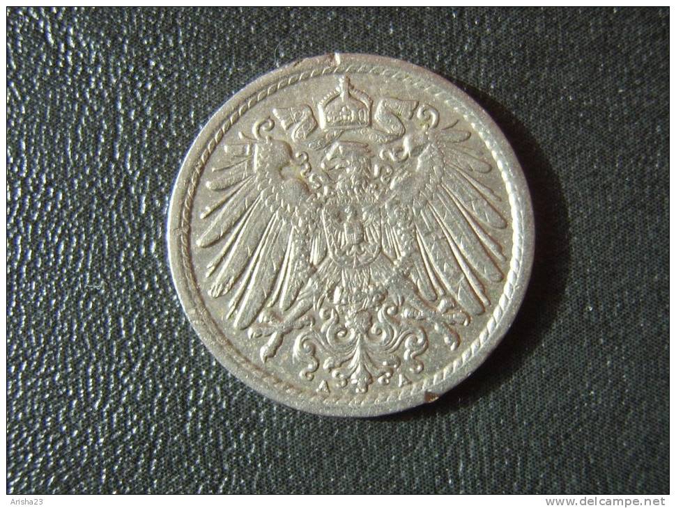 Id.D23-A. Germany, 5 PFENNIG 1913 A - Wilhelm II - 5 Pfennig