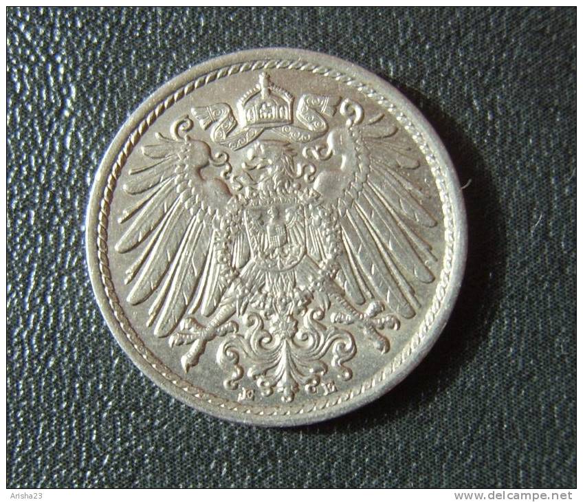 Id.D23-E. Germany, 5 PFENNIG 1913 E - Wilhelm II - 5 Pfennig