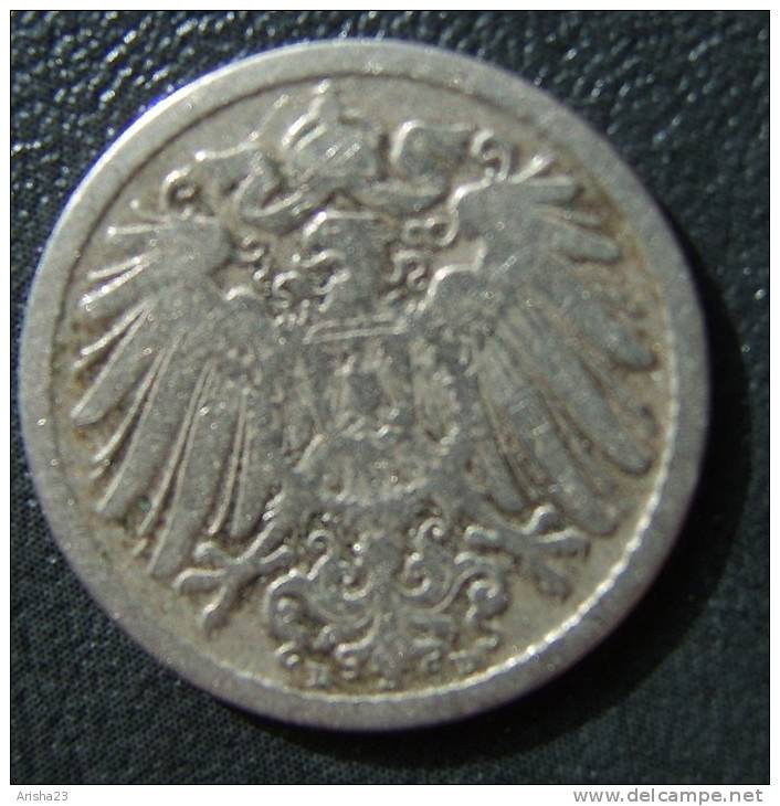 Id.D07-D. Germany, 5 PFENNIG 1894 D - Wilhelm II - 5 Pfennig