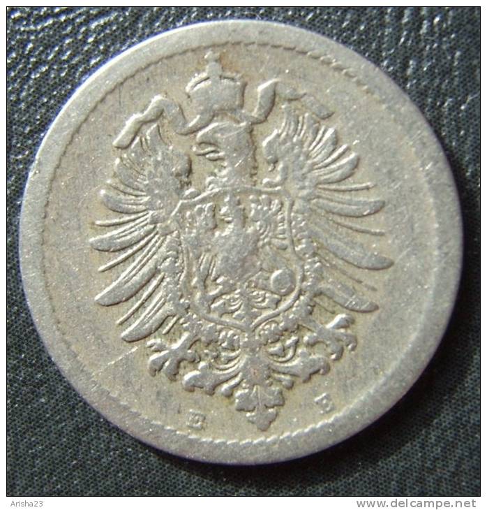 Id.D4. Germany, 5 PFENNIG 1888 E - Wilhelm I - 5 Pfennig