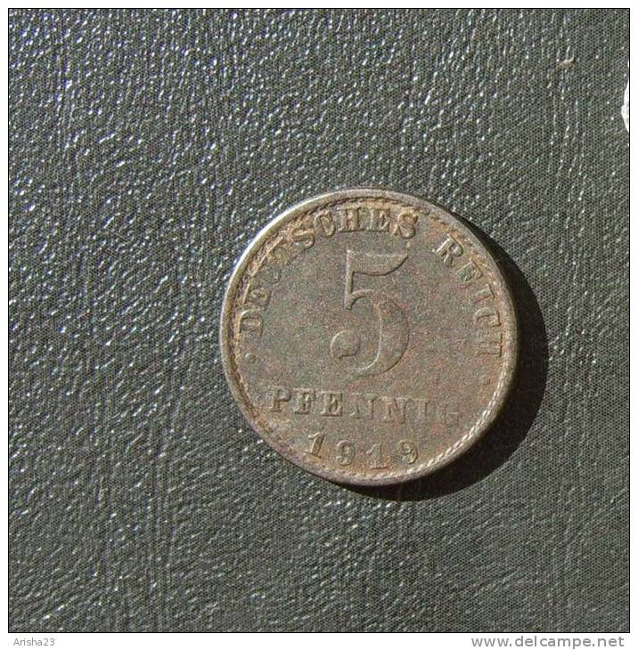Id.D29-01. Germany, 5 PFENNIG 1919 A - 5 Pfennig