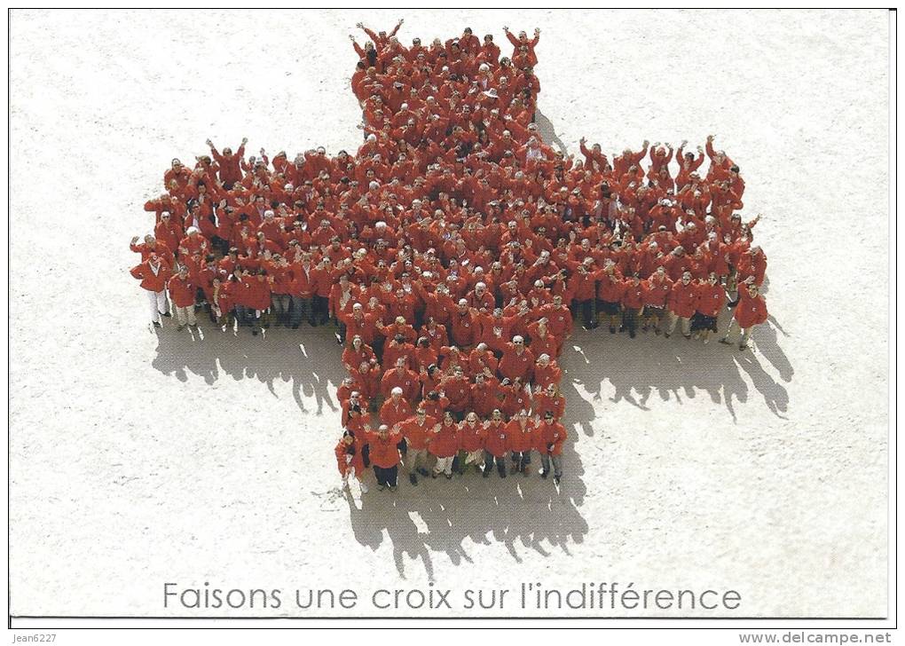 Faisons Une Croix Sur L'indifférence - Pub Pour La Croix-Rouge - Croce Rossa