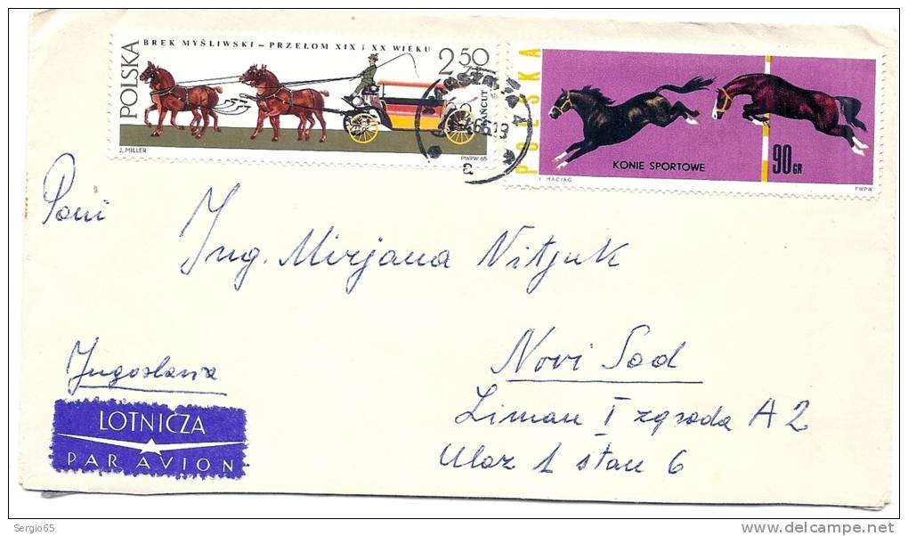 COVER - Traveled - 1966th - Posta Aerea