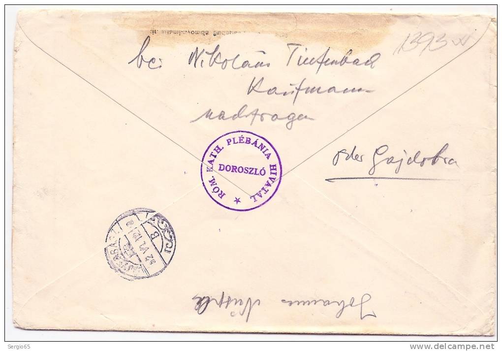 COVER - Traveled 1952th - Lettres & Documents