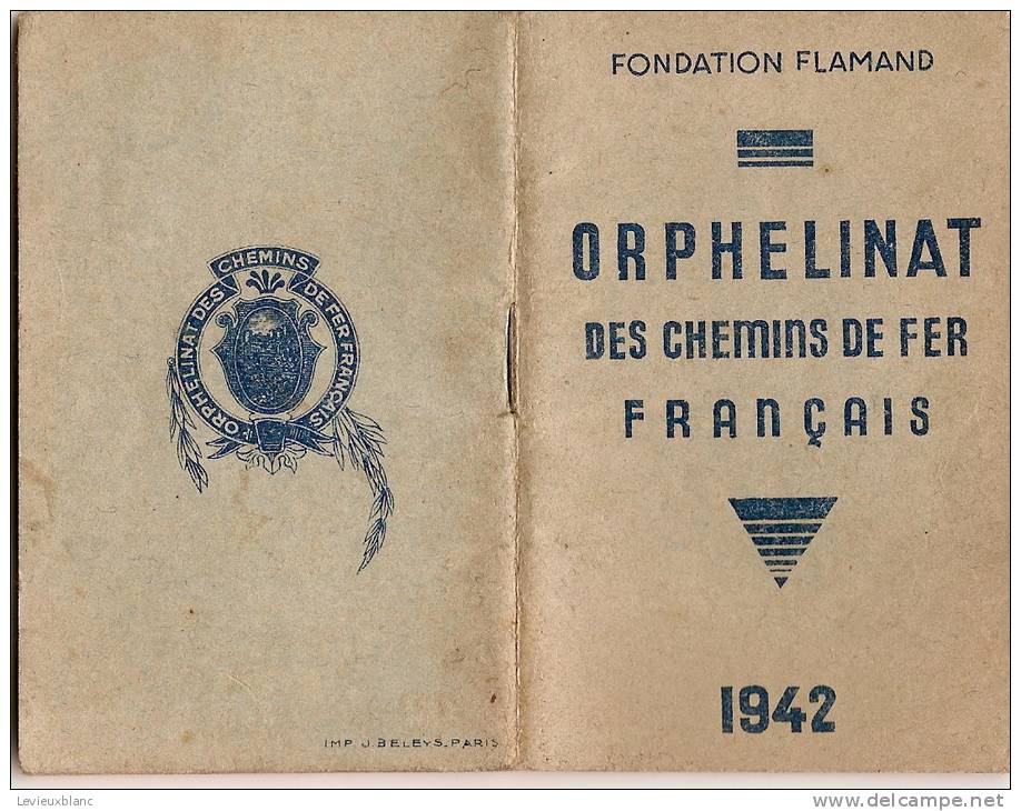 Chemin De Fer/Orphelinat Des Chemins De Fer Français/1942            VP149 - Autres & Non Classés