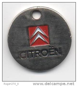 Jeton De Caddie , Citroën - Jetons De Caddies