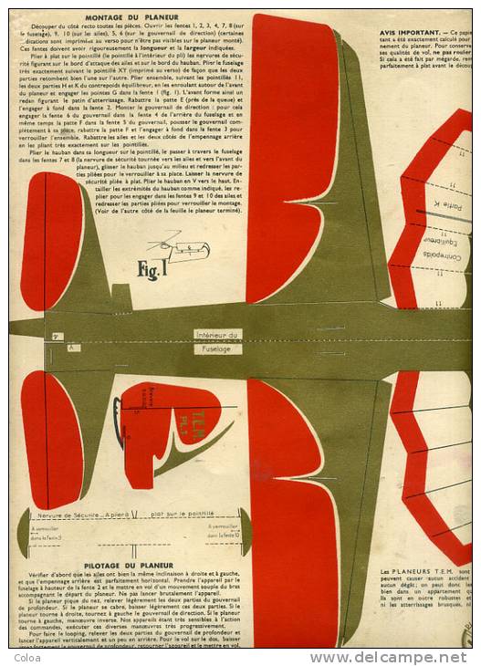 Decoupi Les Planeurs T.E.M. Planeur N° 1 - Luchtvaart