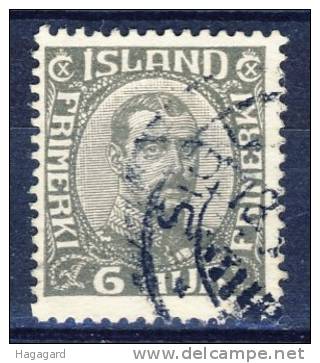 #D1520. Iceland 1920. Michel 87. Cancelled(o) - Used Stamps