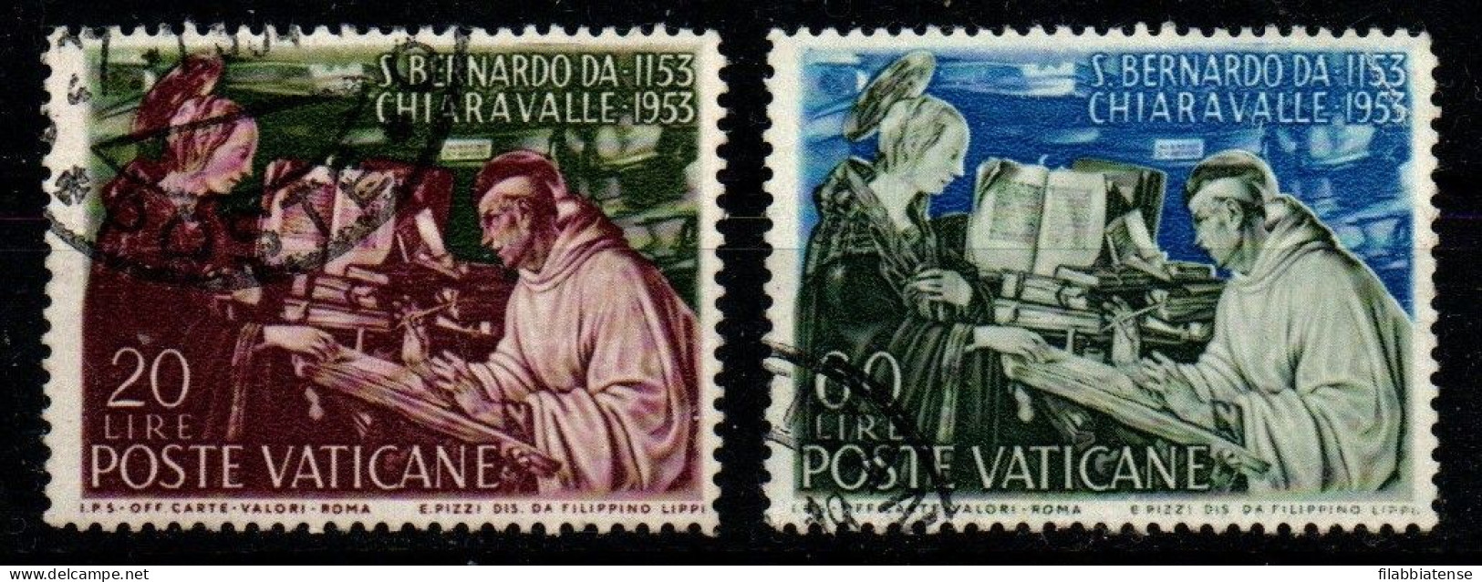1953 - Vaticano 171/72 San Bernardo   +++++++ - Used Stamps