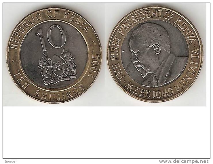 Kenya 10 Shillings 2005  Km 35 - Kenia