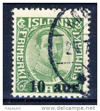 ##D1547. Iceland 1922. Michel 110. Used(o) - Used Stamps