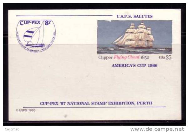 US - VF 1986 CLIPPER FLYING CLOUD - AMERICA'S CUP 1986 - BOAT - SHIP - - 1981-00