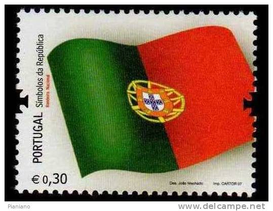 PIA  -  PORTUGAL  -  2007  : Symboles De La République - Le Drapeau National    (Un 3215 ) - Neufs