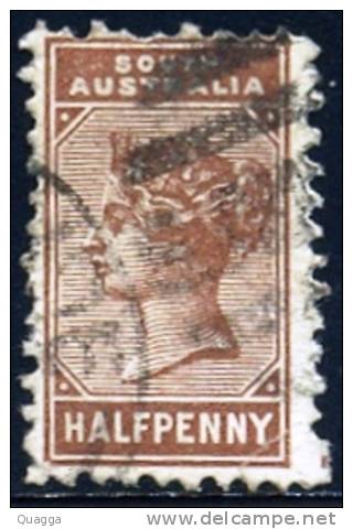 South Australia 1893. ½d Deep Brown (p.15). SG 188a. - Gebraucht