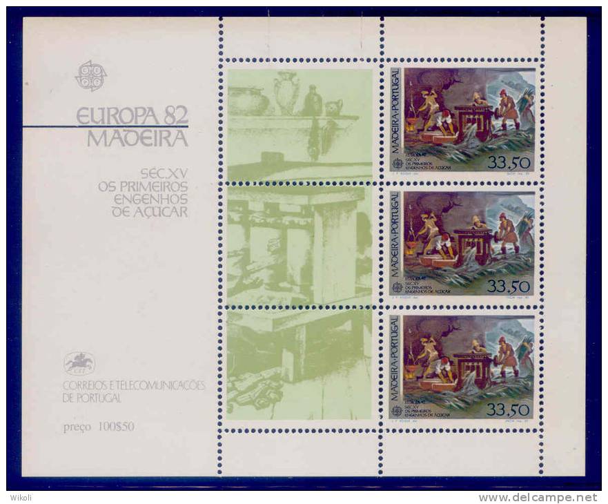 ! ! Portugal - 1982 Europa CEPT - Af. SS 46 - MNH - Neufs