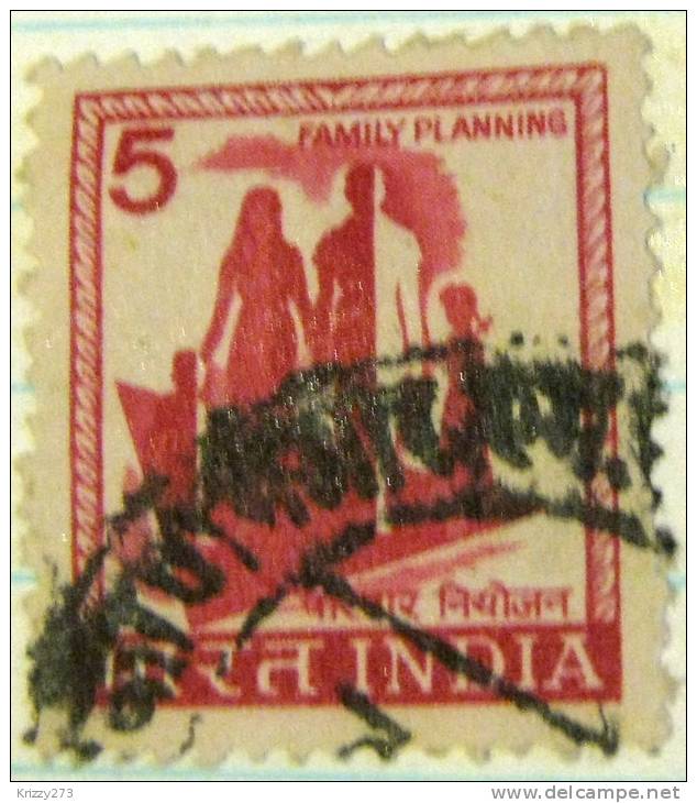 India 1965 Family Planning 5 - Used - Gebraucht