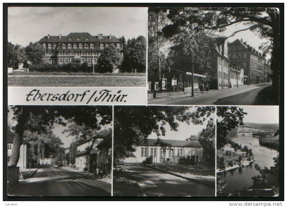 AK Ebersdorf/Thüringen, Handabzug 1967 - Ebersdorf