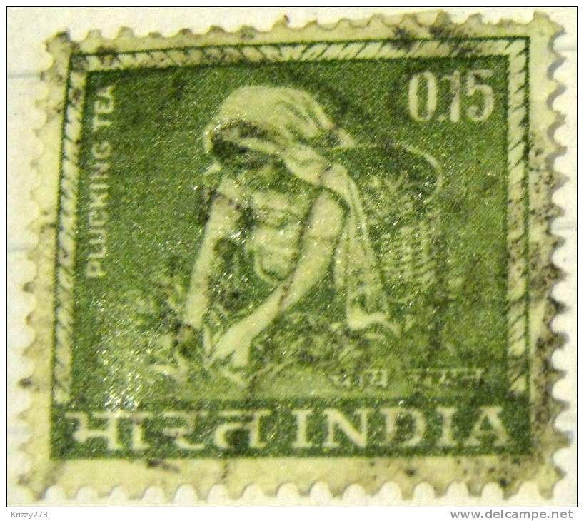 India 1965 Plucking Tea 0.15 - Used - Gebraucht