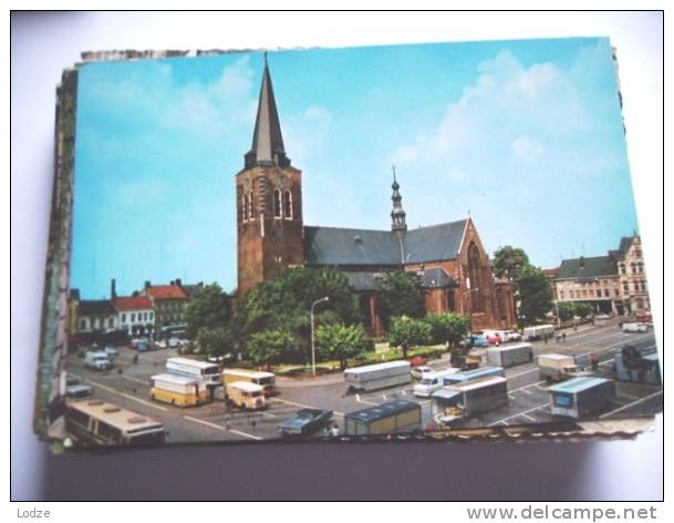 België Belgique Antwerpen Turnhout Kerk Vrachtauto's Bussen - Turnhout