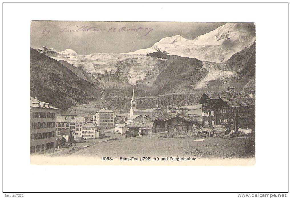 SAAS-FEE Und Feegletscher - Saas Im Prättigau